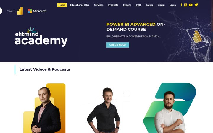 Screenshot of elitmindacademy.com