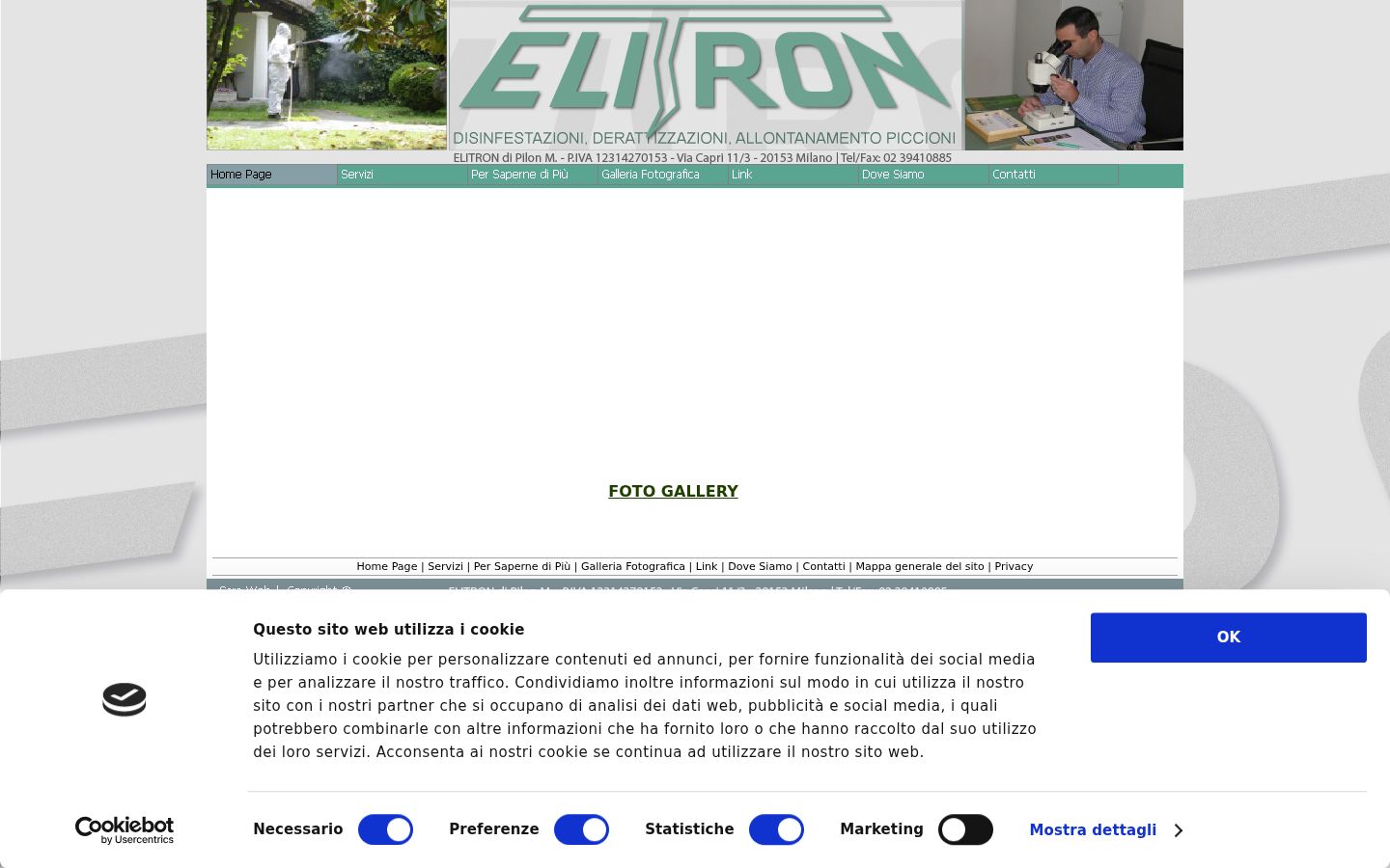 Screenshot van de toestemmingsbanner zoals getoond vóór enige interactie