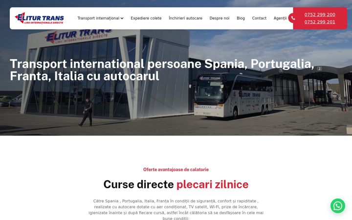 Екранна снимка на elitur-trans.ro