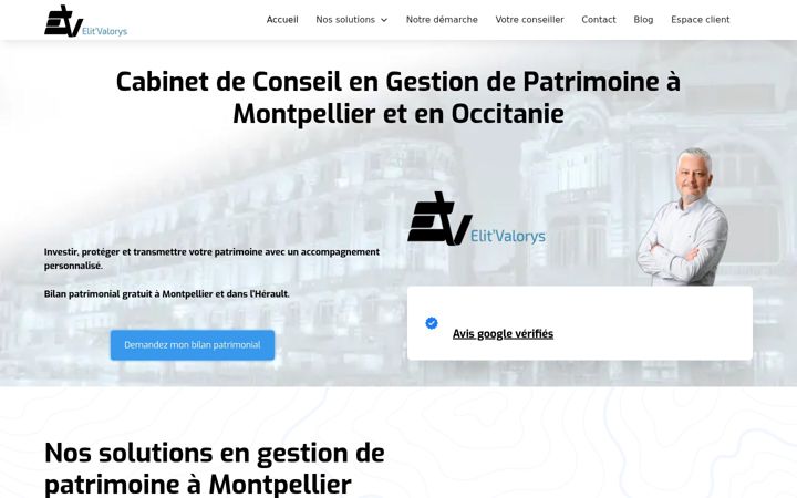 Screenshot ta' elitvalorys.fr