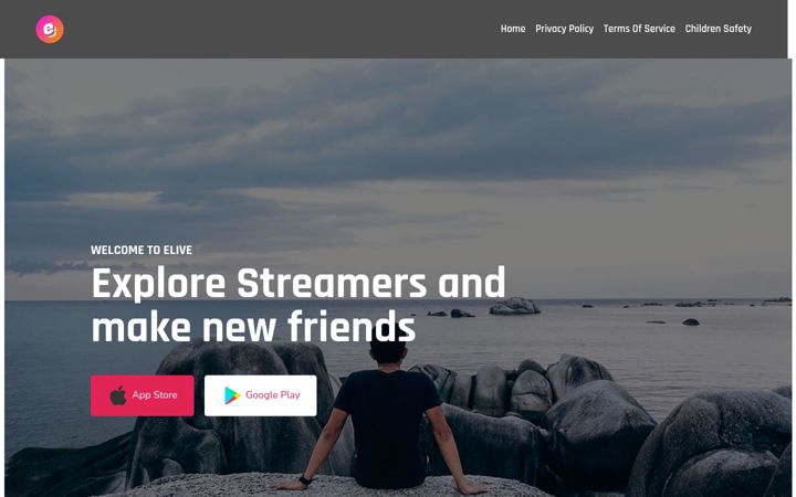 Screenshot of elive.fans