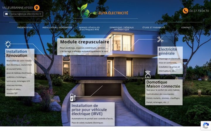 Screenshot ta' eliya-electricite.fr