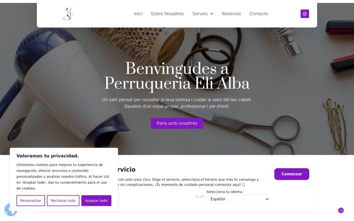 Screenshot of eliyalba.es