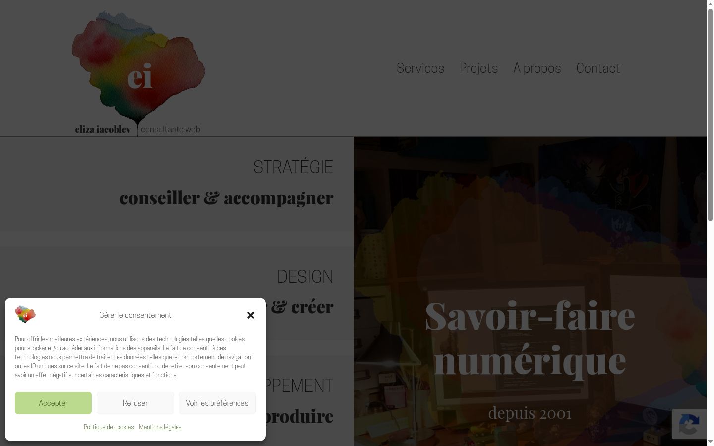 Screenshot tal-banner tal-kunsens muri qabel kwalunkwe interazzjoni