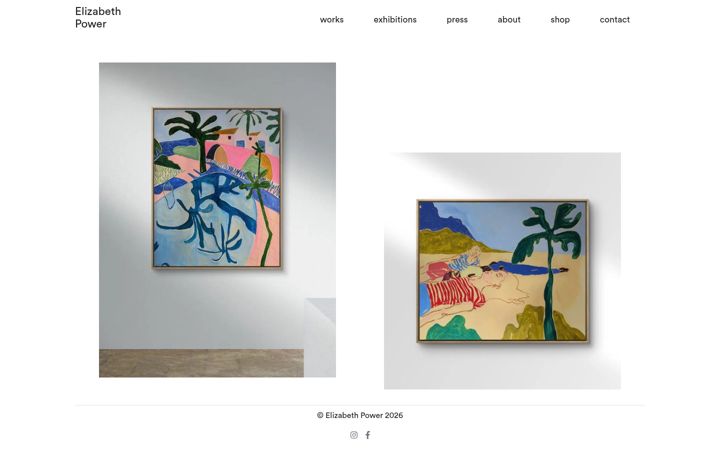 Screenshot of elizabeth-power.com