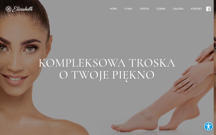 Snímek obrazovky elizabeth.net.pl