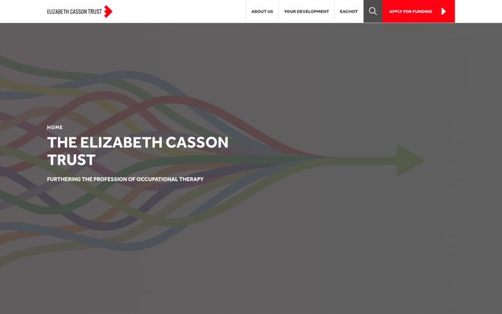 Ekraanipilt saidist elizabethcasson.org.uk