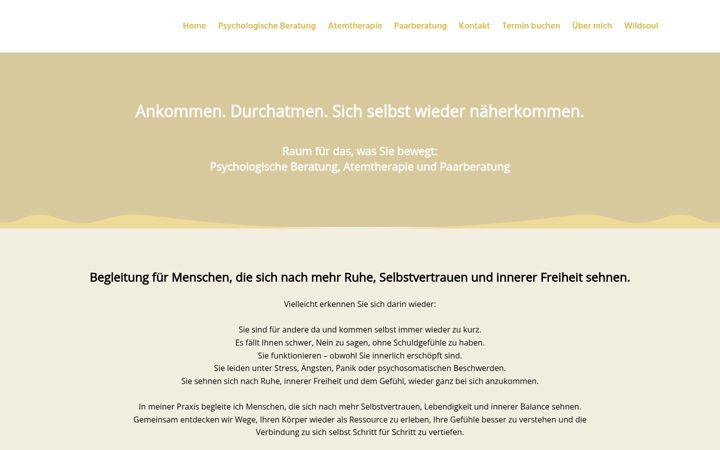 Skjermbilde av elizabethdiez.ch
