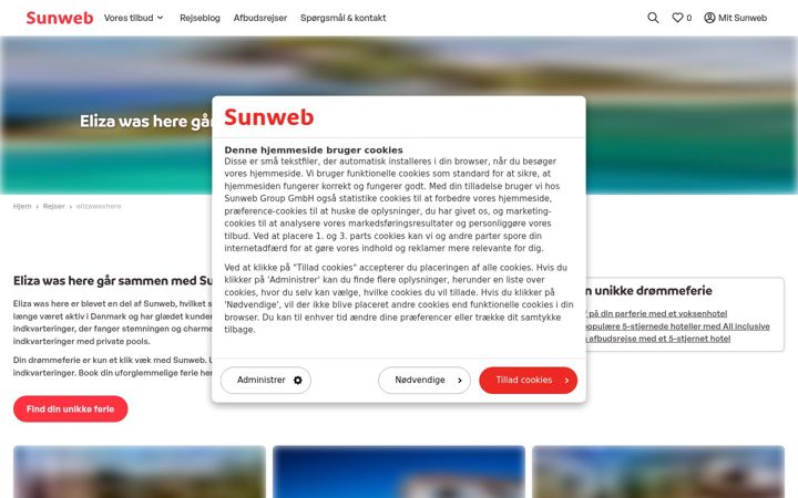 Snímek obrazovky elizawashere.dk