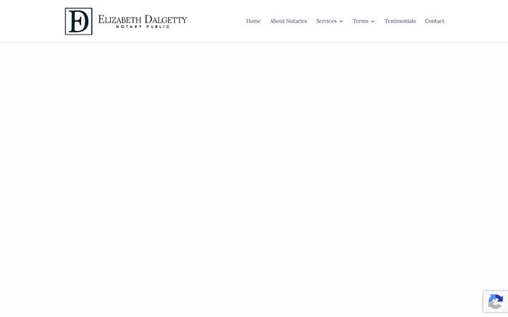 Screenshot of eliznotarypublic.co.uk