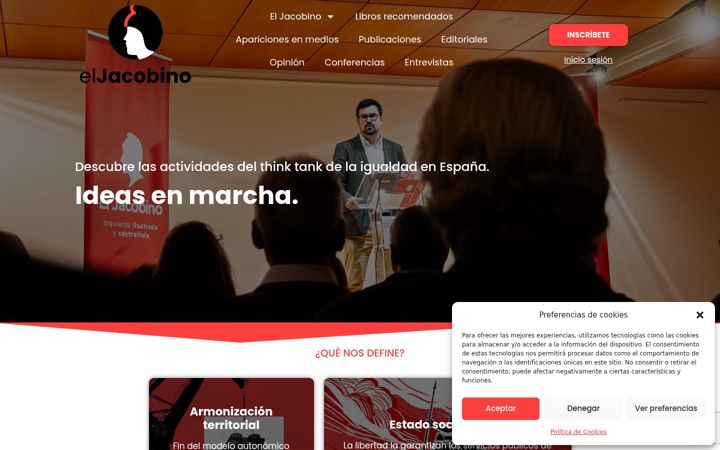 Екранна снимка на eljacobino.es