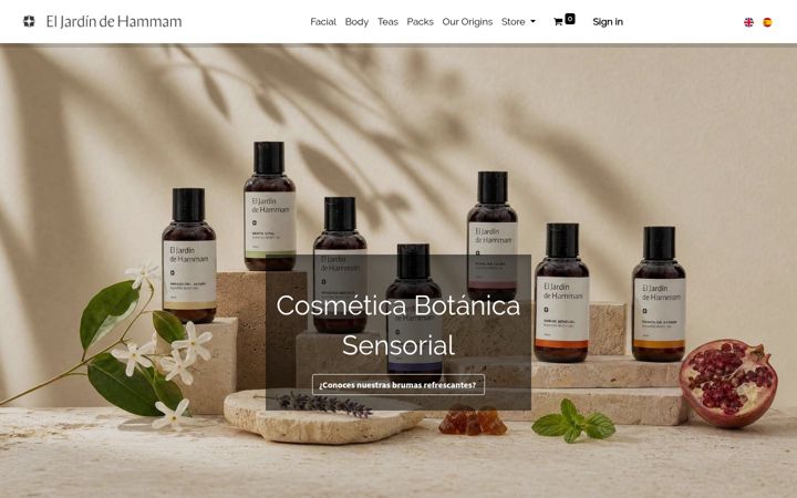 Screenshot of eljardindehammam.com