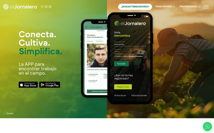 Екранна снимка на eljornalero.es