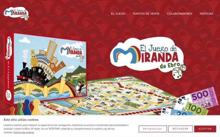 Screenshot of eljuegodemiranda.com