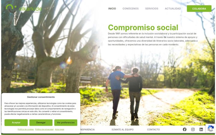 Screenshot of elkarkide.com