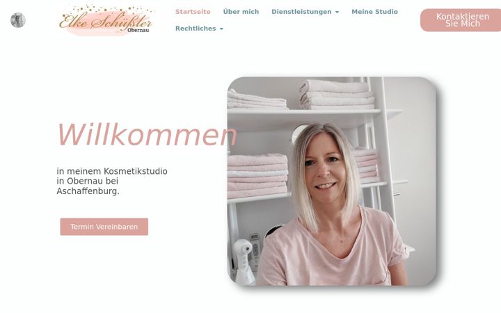 Zrzut ekranu elke-kosmetikstudio.de