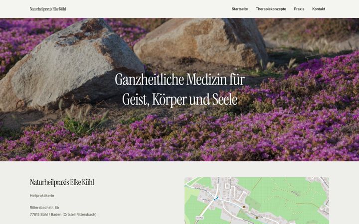 Zrzut ekranu elke-kuehl.de