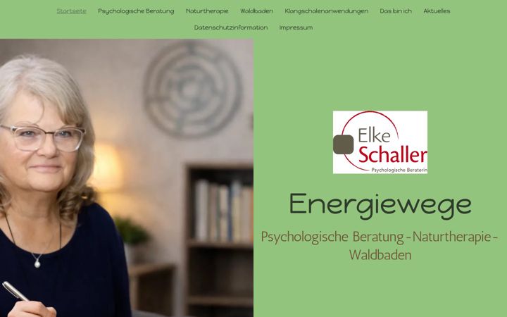 Zrzut ekranu elke-schaller.de