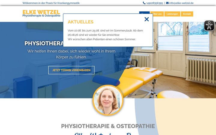 Zrzut ekranu elke-wetzel.de
