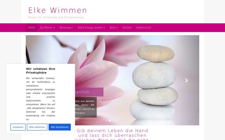 Zrzut ekranu elke-wimmen.de