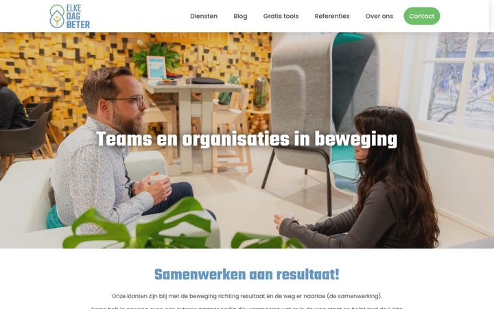 Skærmbillede af elkedagbeter.com