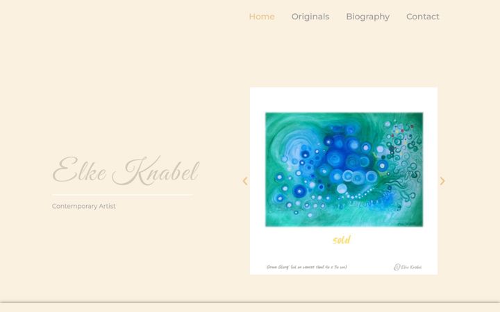 Screenshot di elkeknabelart.com