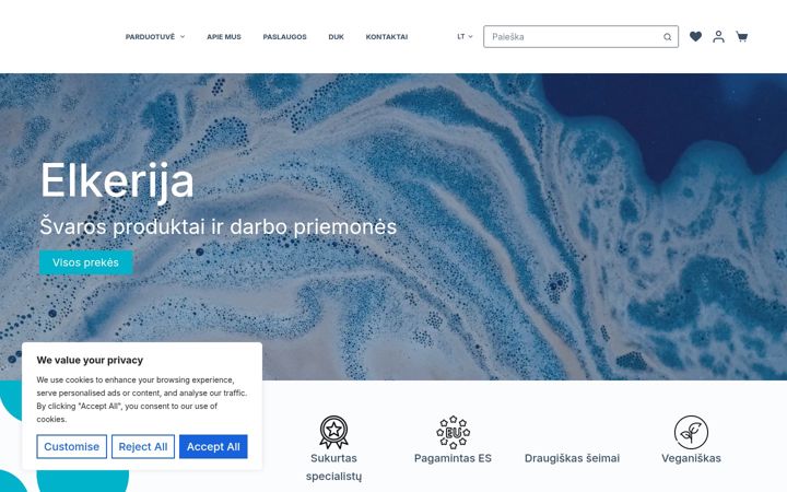 Screenshot of elkerija.shop