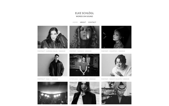 Screenshot of elkeschloegl.com