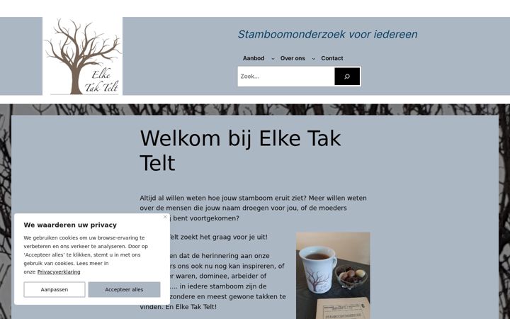 Snímek obrazovky elketaktelt.nl