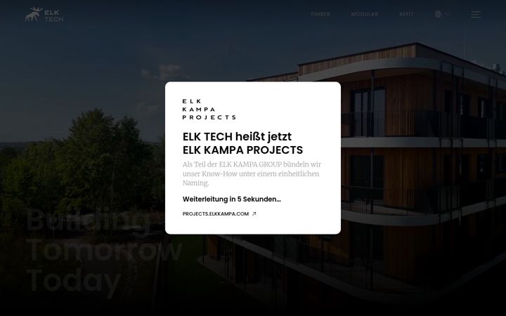 Screenshot von elkhotel.at