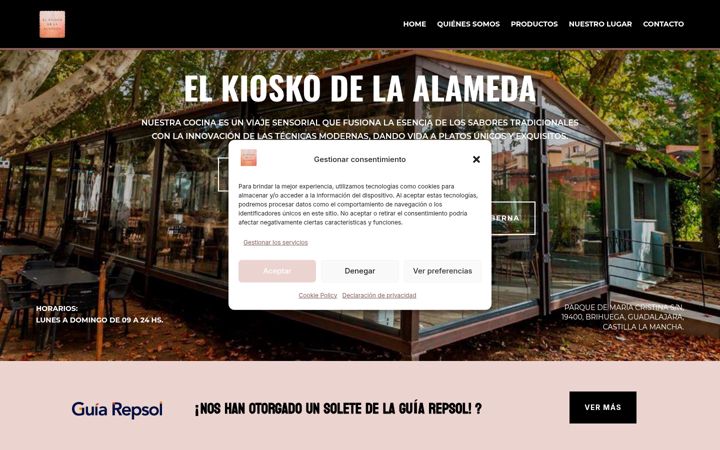 Screenshot of elkioskodelaalameda.com