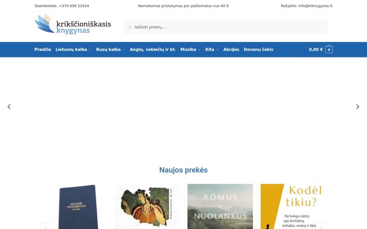 Snímek obrazovky elknygynas.lt