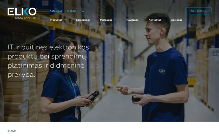 Екранна снимка на elko.lt