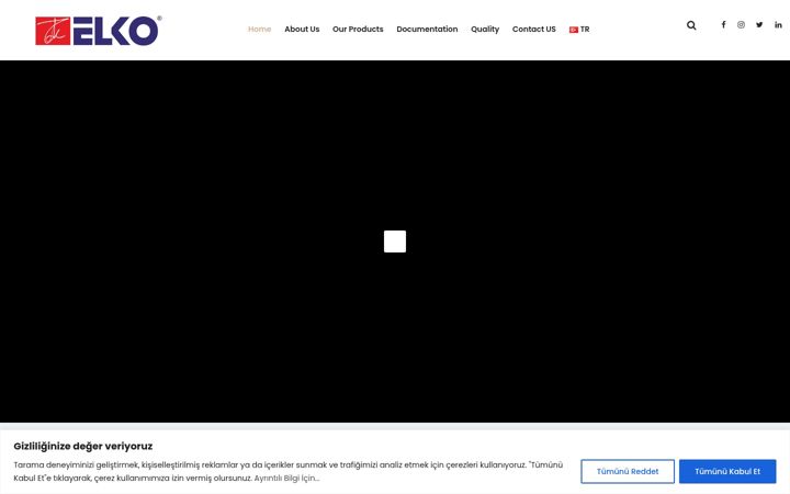 Екранна снимка на elkoelektrik.com.tr