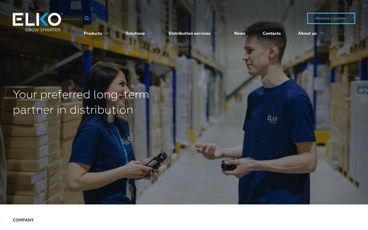 Screenshot of elkogroup.com