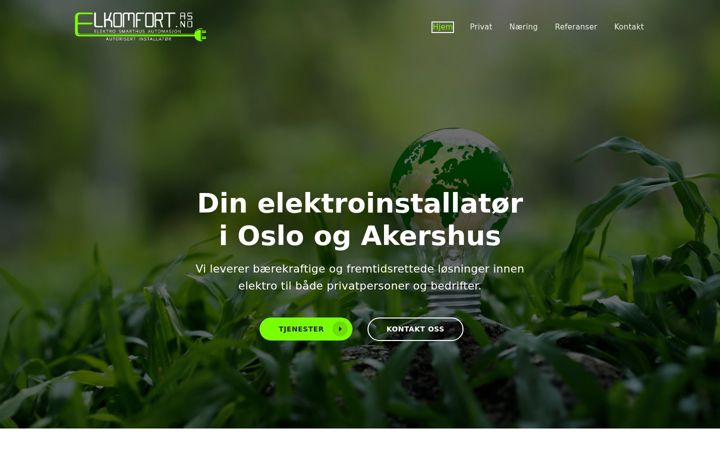 Képernyőkép: elkomfort.no