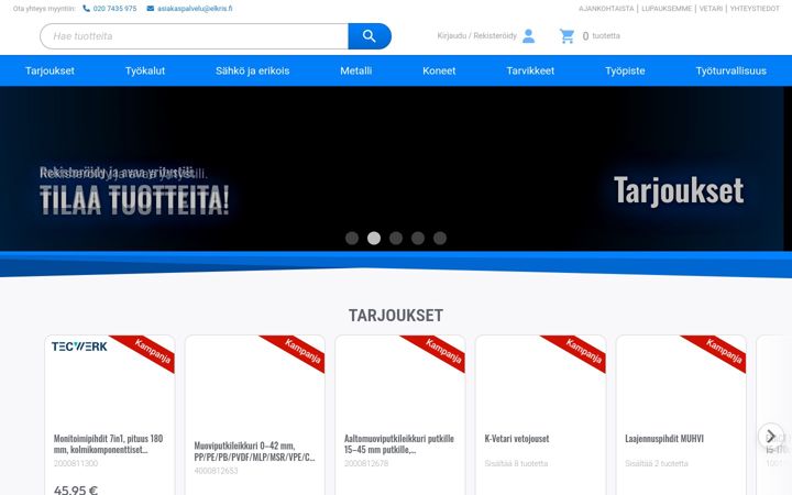 Screenshot di elkris.fi