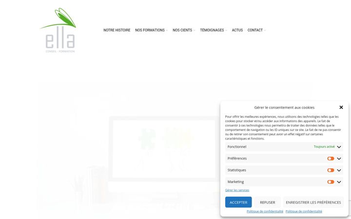 Screenshot ta' ella-conseil.fr