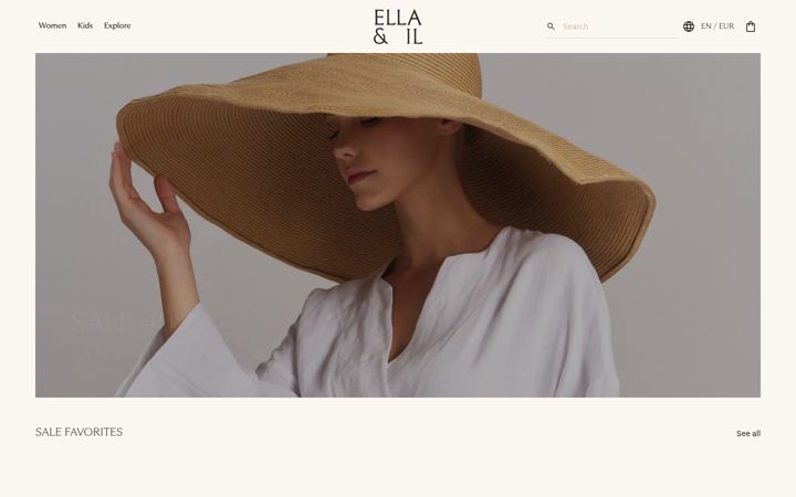 Screenshot of ellaandil.com