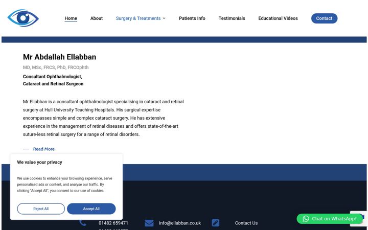 Screenshot of ellabban.co.uk