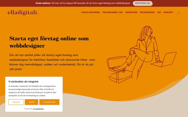Skjermbilde av elladigitalt.se