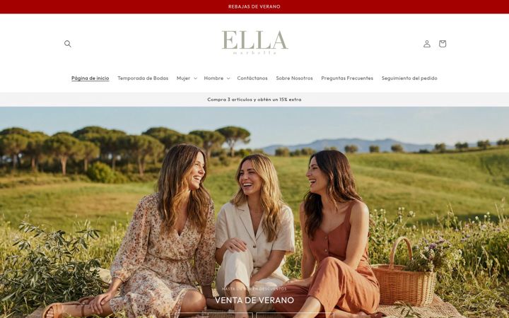 Captura de pantalla de ellamarbella.es
