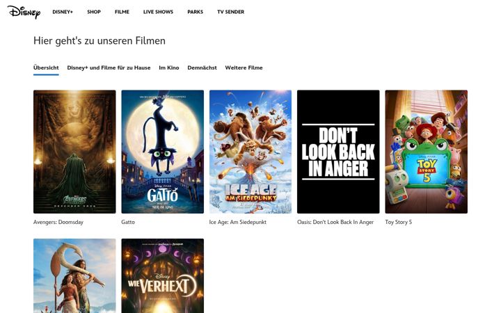 Snimka zaslona za ellamccaymovie.ch