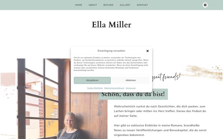 Zrzut ekranu ellamiller-autorin.de