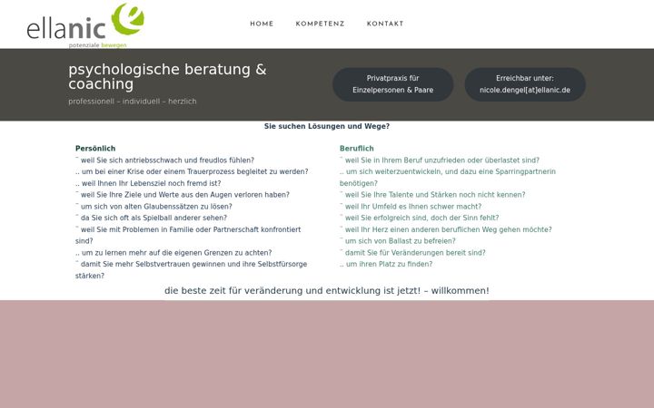 Zrzut ekranu ellanic.de