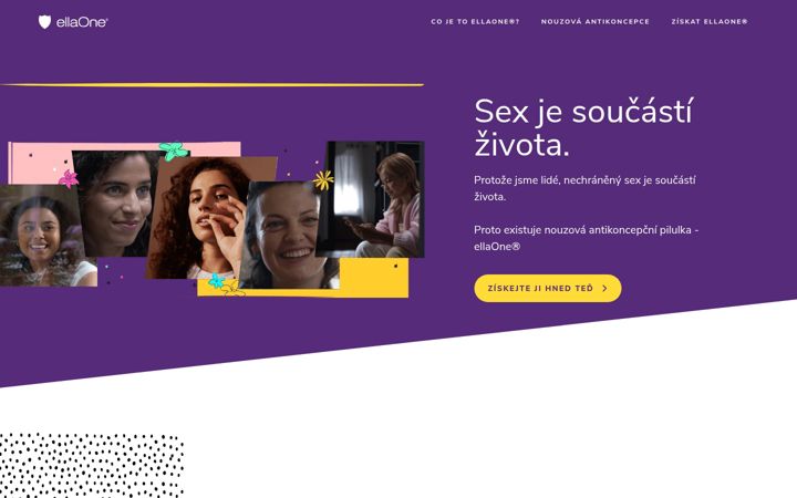 Screenshot von ellaone.cz