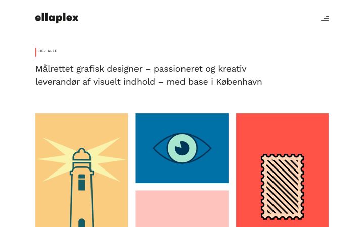 Screenshot van ellaplex.dk