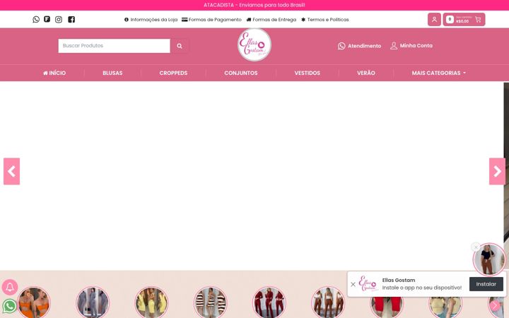 Екранна снимка на ellasgostam.com.br