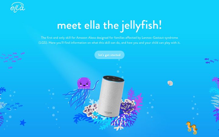 Screenshot of ellathejellyfish.com