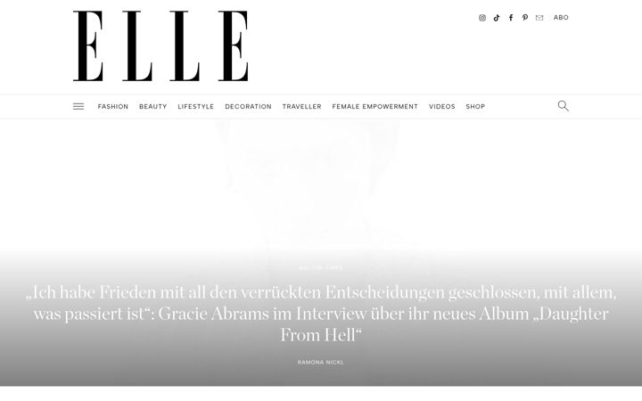 Skjámynd af elle.de